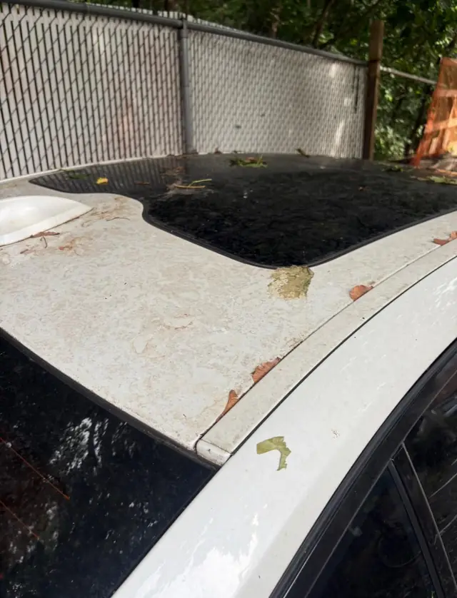 Before: BMW 740i — roof
