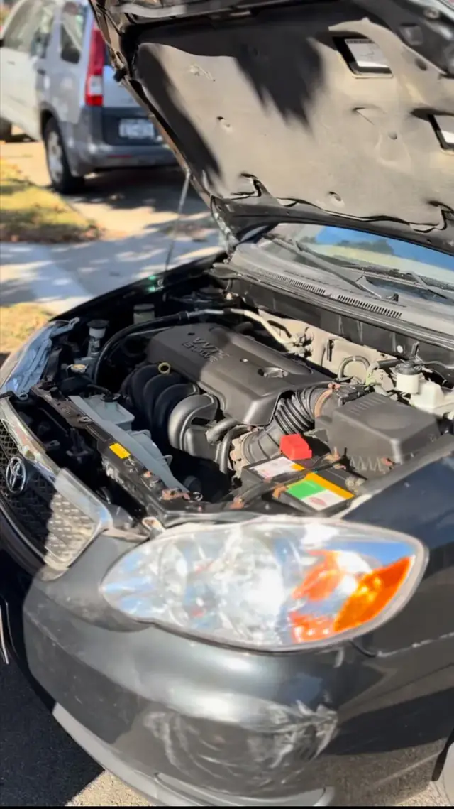 Engine bay cleaning