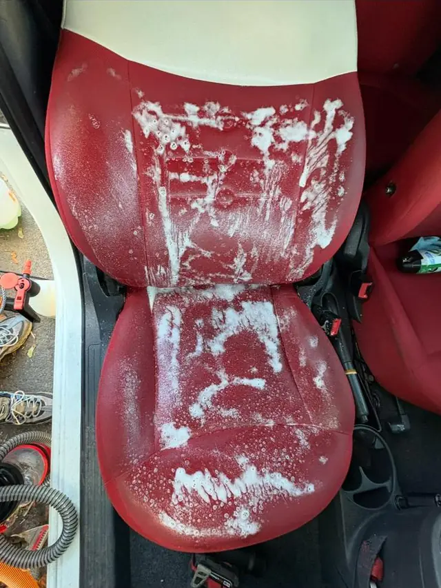 Shampoo: Fiat 500 — seat shampoo